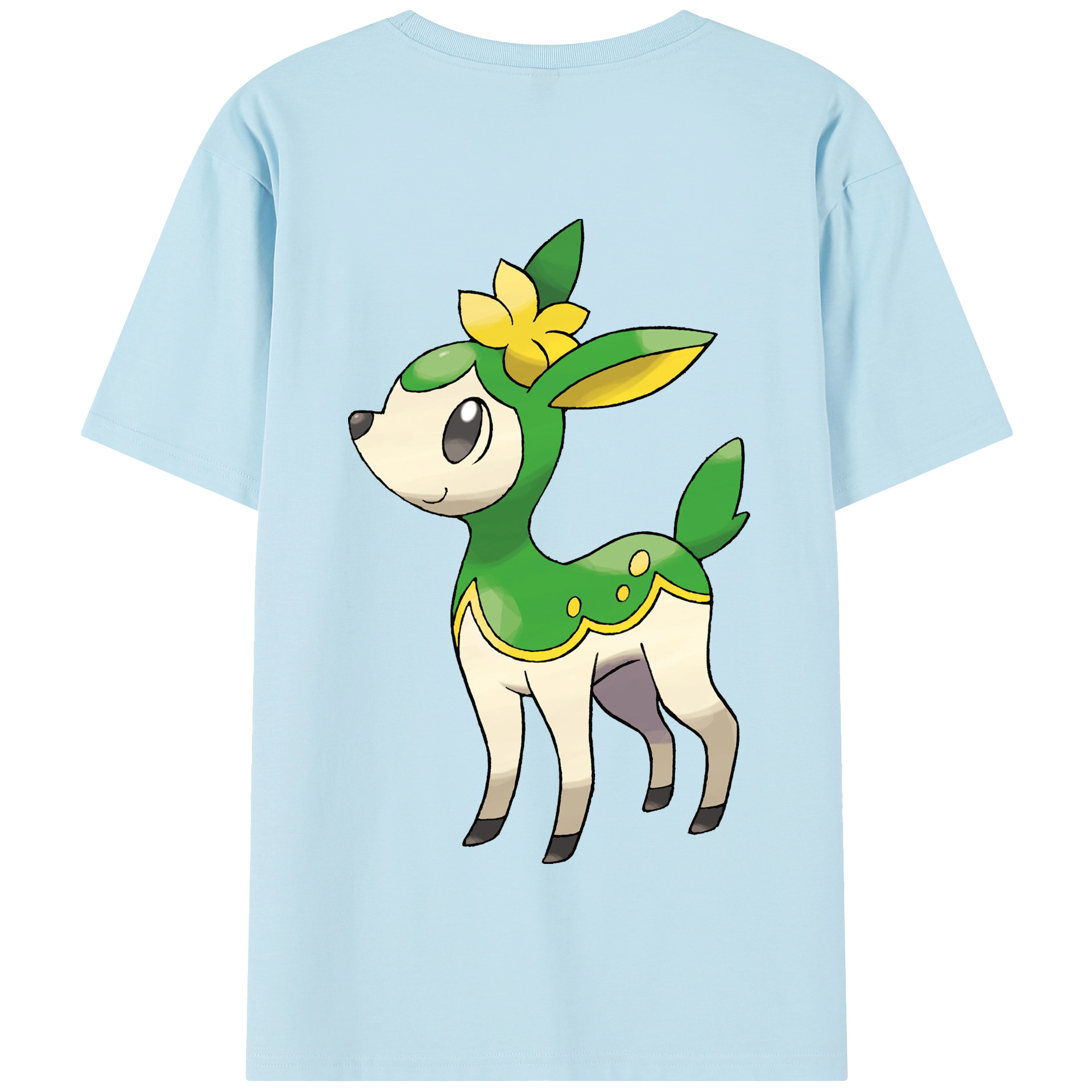 （画像用） ポケットモンスター Pokémon 綿100％半袖Tシャツ（背面プリント）